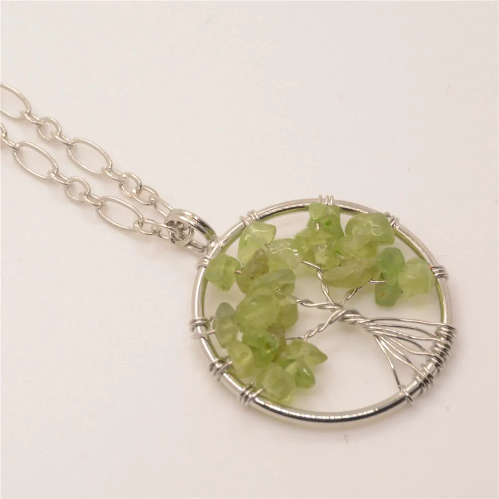 Бусины из натурального камня оливково-зеленое гравийное дерево круглой формы