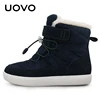 UOVO New Arrival Winter Kids Snow Fashion Children Warm Boots Boys And Girls Shoes With Plush Lining Size 31-37 3