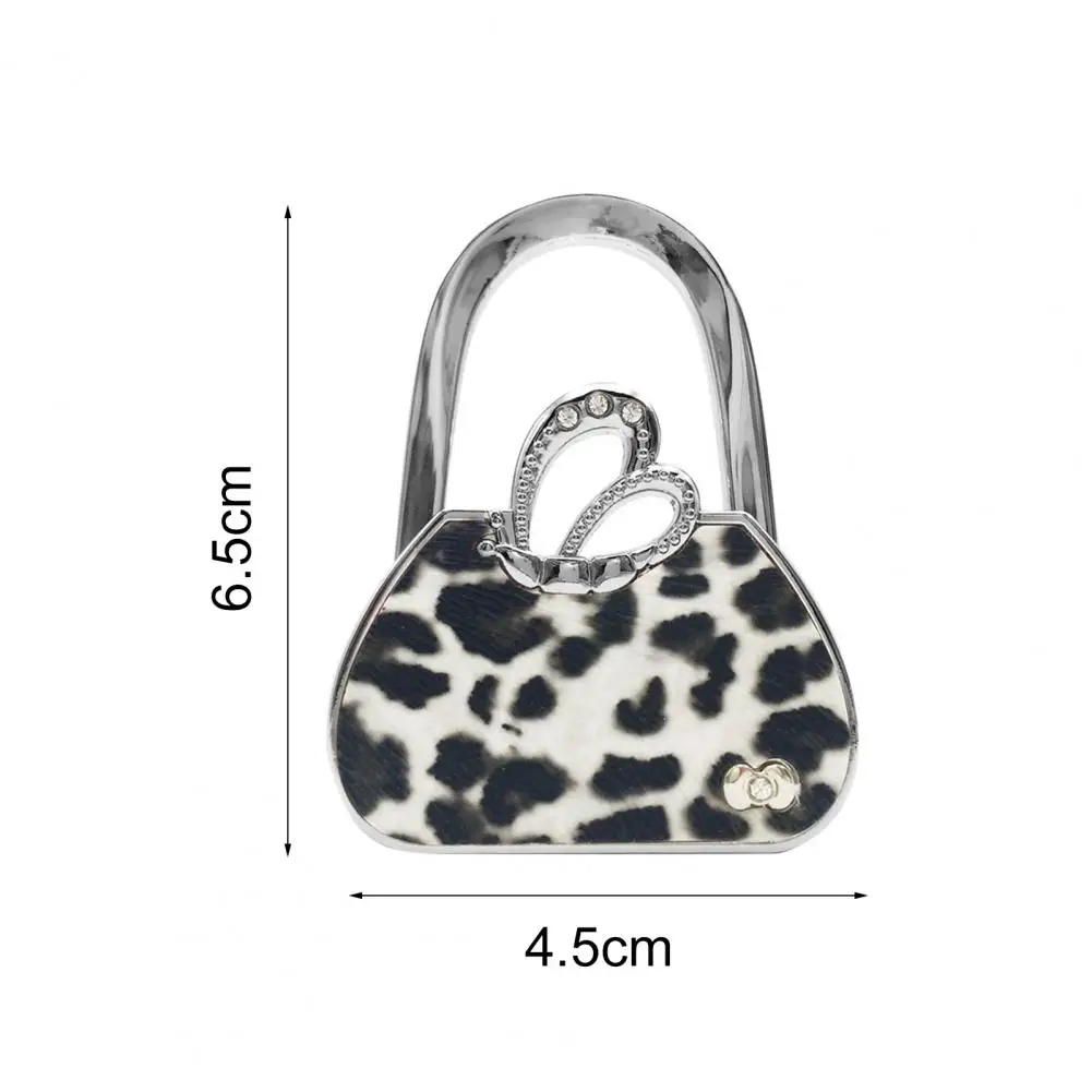 

Handbag Hanger Portable Folding Bag Shape Delicate Table Purse Rack for Bedroom