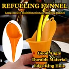 Автозаправочная воронка, многофункциональные Универсальные Длинные присадки для бензинового двигателя, масла и дизельного топлива, портативные аксессуары для мотоциклов