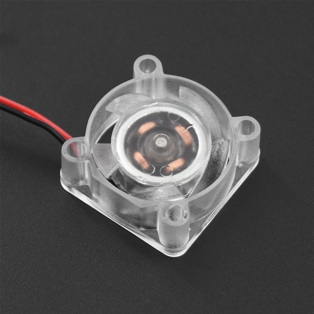 Cooling Fan Mini Transparent Hydraulic 3010 4010 12V/24V with LED Light High Quiet Exhaust 3D Printer Parts | Компьютеры и офис