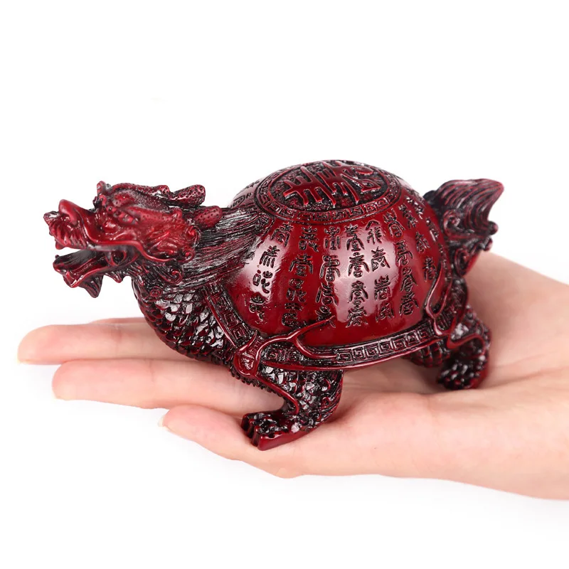 

Resin LongevityTortoise statuetteRetro lucky evil spirits ornaments Home living room bedroom decoration accessories figurines