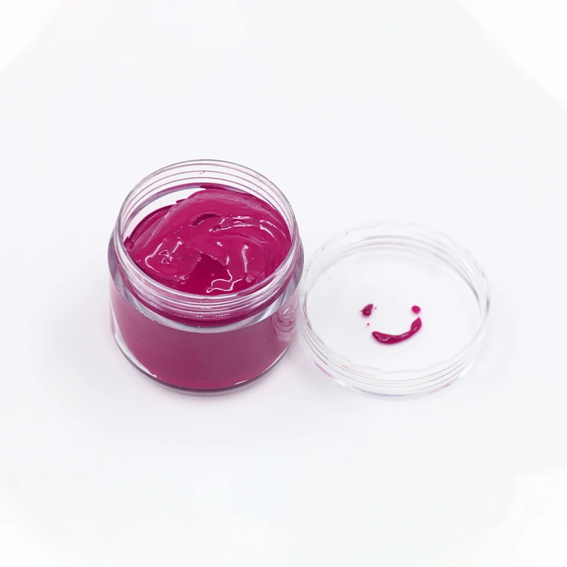 Краска розово-красная для окрашивания кожаных сумок диванов обуви и одежды 30 мл