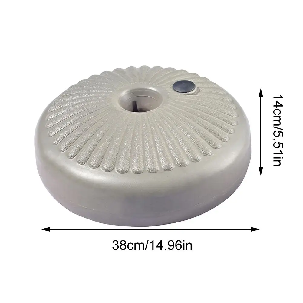 

Portable Durable Outdoor Parasol Garden Umbrella Base Stand Round Patio Beach Garden Patio Umbrella Sun Shelter Accessory