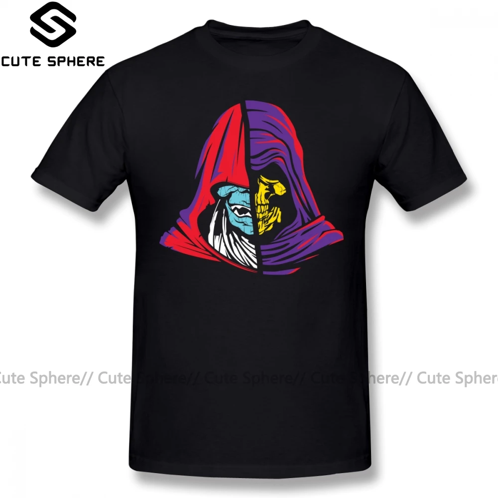 Skeletor футболка древние капоты зла футболка забавная хлопковая Футболка Мужская Классическая футболка с коротким рукавом и принтом ХХХ футболка