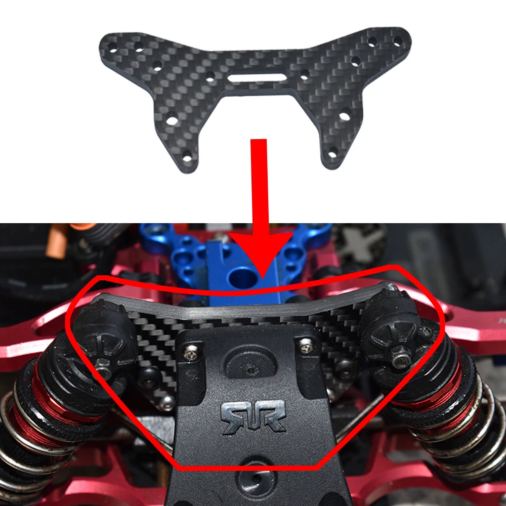 

GPM carbon fiber front shock absorber fixing bracket mount #ARA320513 for ARRMA 1/7 INFRACTION 6S ARA109001 LIMITLESS ARA109011