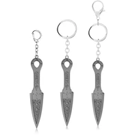 black game apex legends keychain metal evil spirit dagger weapon key holder for bag pendant men jewelry llaveros accessories
