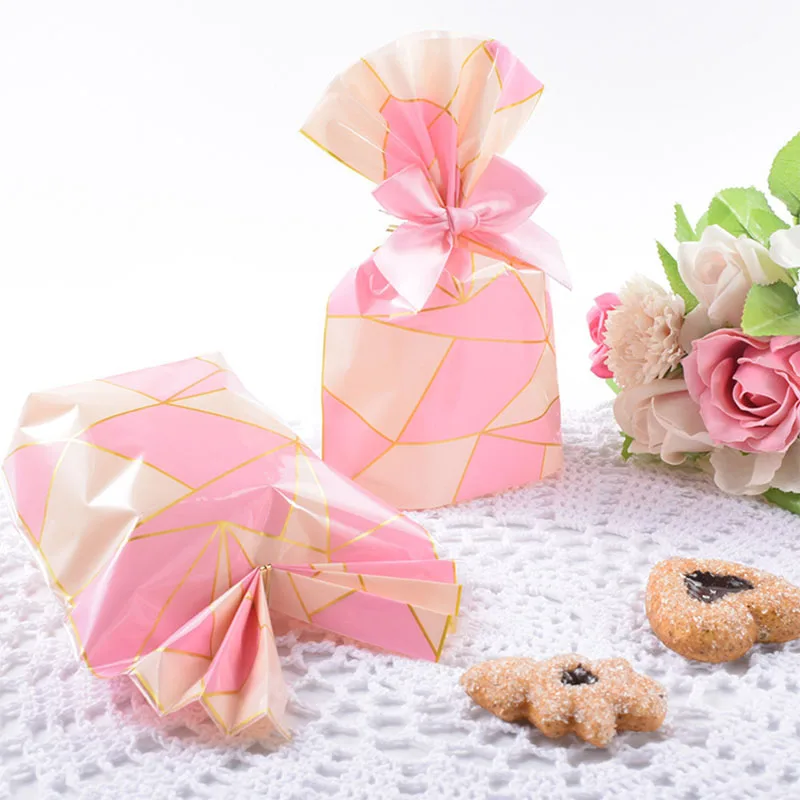 10 шт печенья конфеты подарочные пакеты для печенья и закусок для выпечки Пластиковая Золотая точка посылка для мероприятий, вечеринок, свадьбы украшения принадлежности