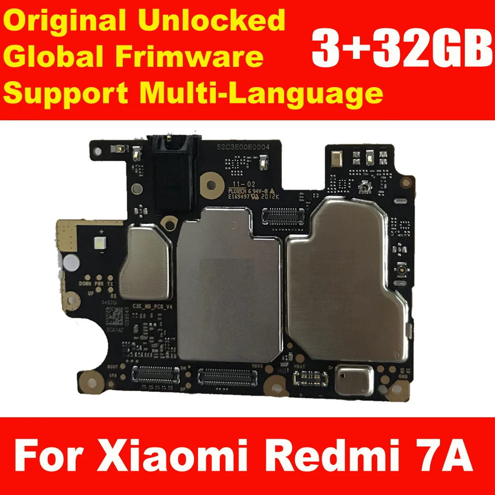 100% оригинальная протестированная Рабочая материнская плата для Xiaomi Redmi 7A 7 A 3 Гб