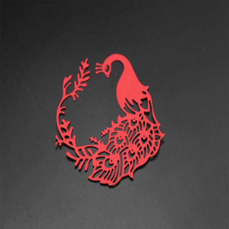 Форма для штамповки птица с изображением животных павлина металлические штампы