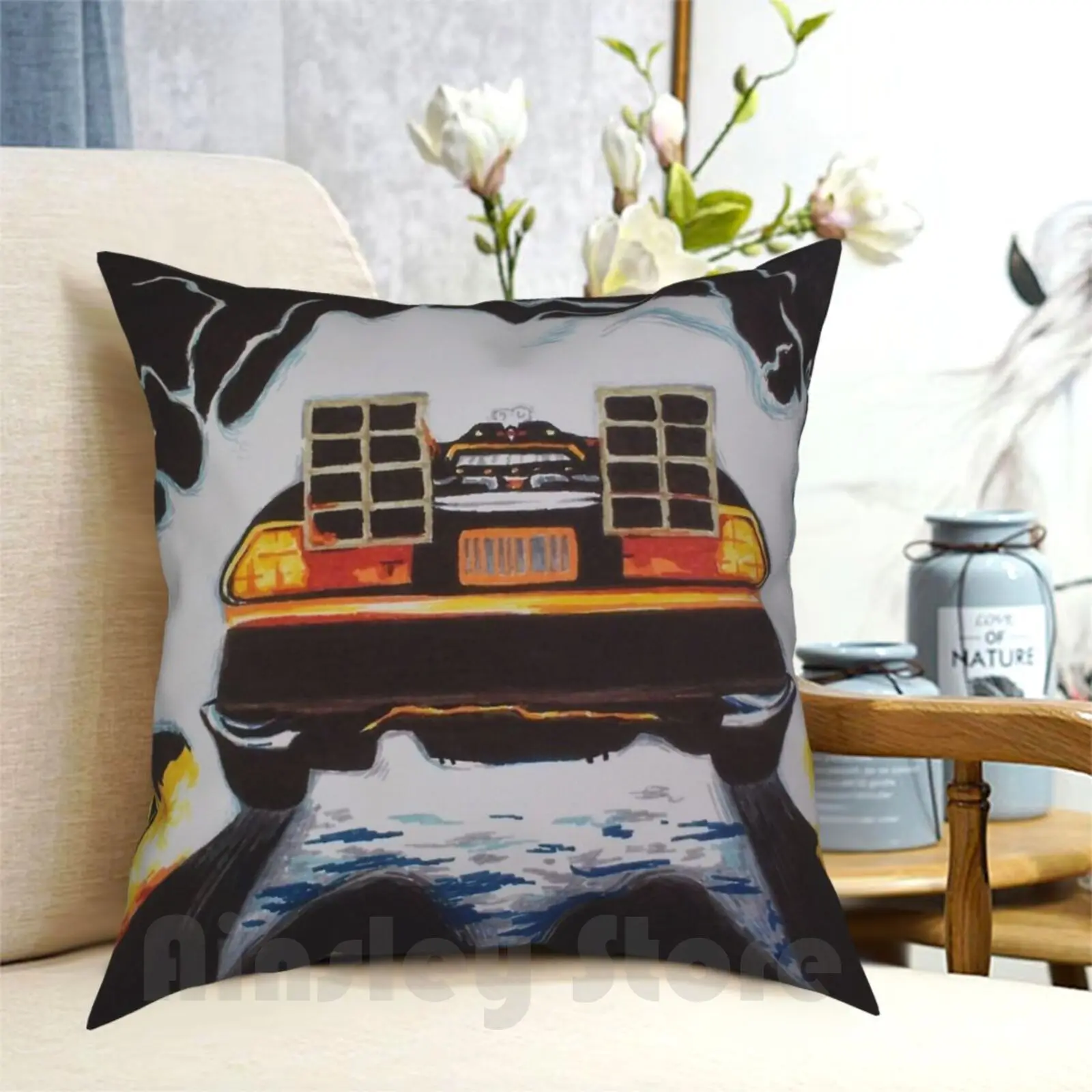 

The Future Is Now Pillow Case Printed Home Soft DIY Pillow cover Back To The Future Back To The Future 2 Time Travel Movies