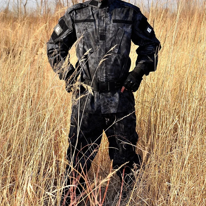Мужская Военная униформа для страйкбола армейский костюм пейнтбола тактическая