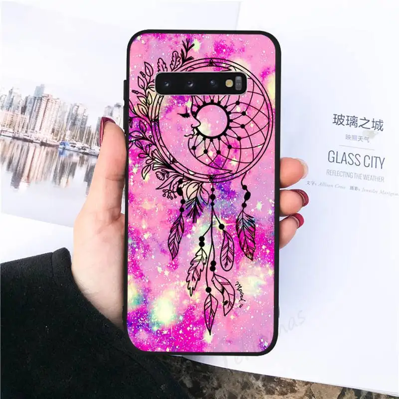 

Retro Flower Dreamcatcher Phone Case For Samsung galaxy S 8 9 10 20 21 30 A 30 50 51 70 note 10 plus Ultra 5g