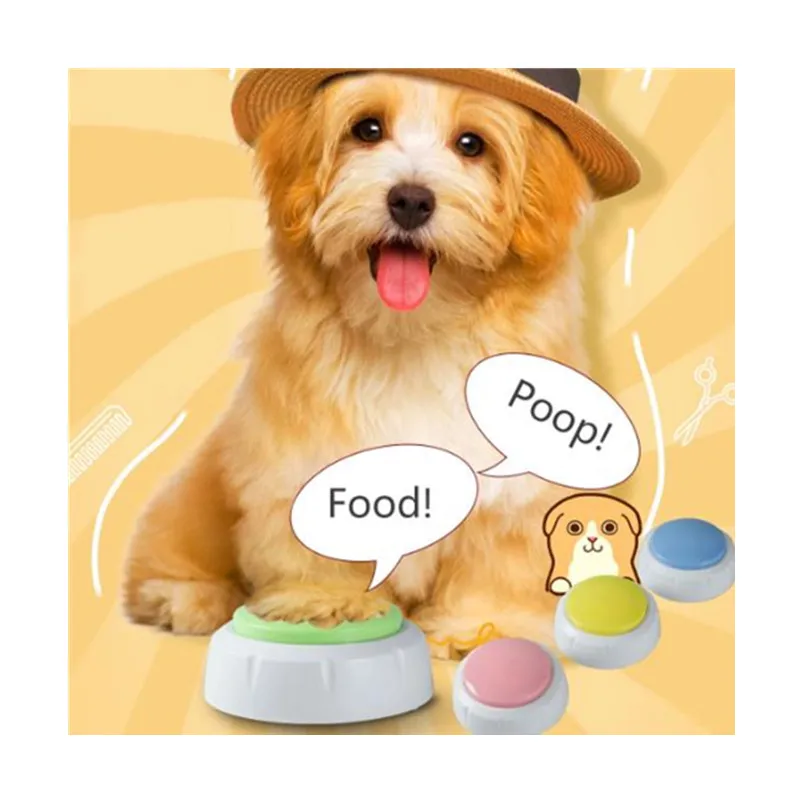 

Pet Communication Buttons, Can Recordable .Big speaker, Let The Dog Realize The Effective Communication With The Owner