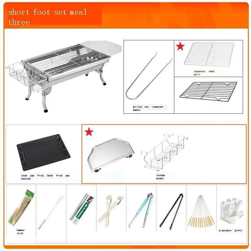 

Kitchen Rotisserie Grelha Para Korean Asador Mini Grill Portatiles Barbacoa De Carbon Parrilla Kebab Bbq Churrasco Barbecue