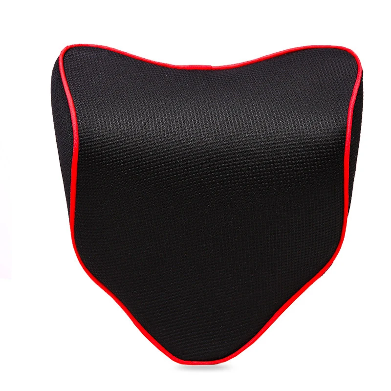 Black-Red B Автомобильная подушка для шеи, подголовник, подушка из пены с эффектом памяти, подголовник для шеи, автомобильное сиденье, поддержка головы, защита для шеи, подушки, авто аксессуары - Цвет: Black-Red B