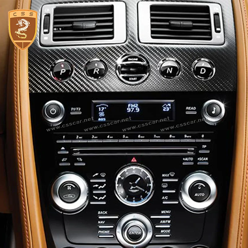 2 шт. Aston Martin V8 с классными клепками в виде Кондиционер Vent крышка сухой углеродное