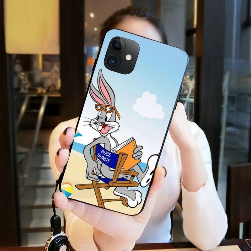 

Bunny DIY Luxury Phone Case for iPhone 11 pro XS MAX 8 7 6 6S Plus X 5S SE 2020 XR case