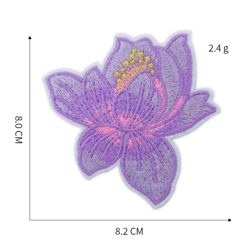Flower Patches Iron on for Clothing Stripe Badges Stickers Clothes Kids DIY Applique Embroidered | Дом и сад