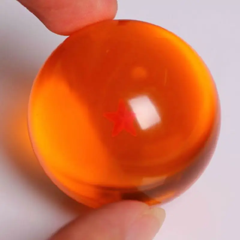 

3.5CM Set Of 7 PCS Crystal Balls with Original Box Balls Complete Set New in Box Classic Action Figures Toys