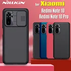 Чехол Nillkin для Redmi Note 10 Pro, матовый текстурированный чехол для объектива камеры