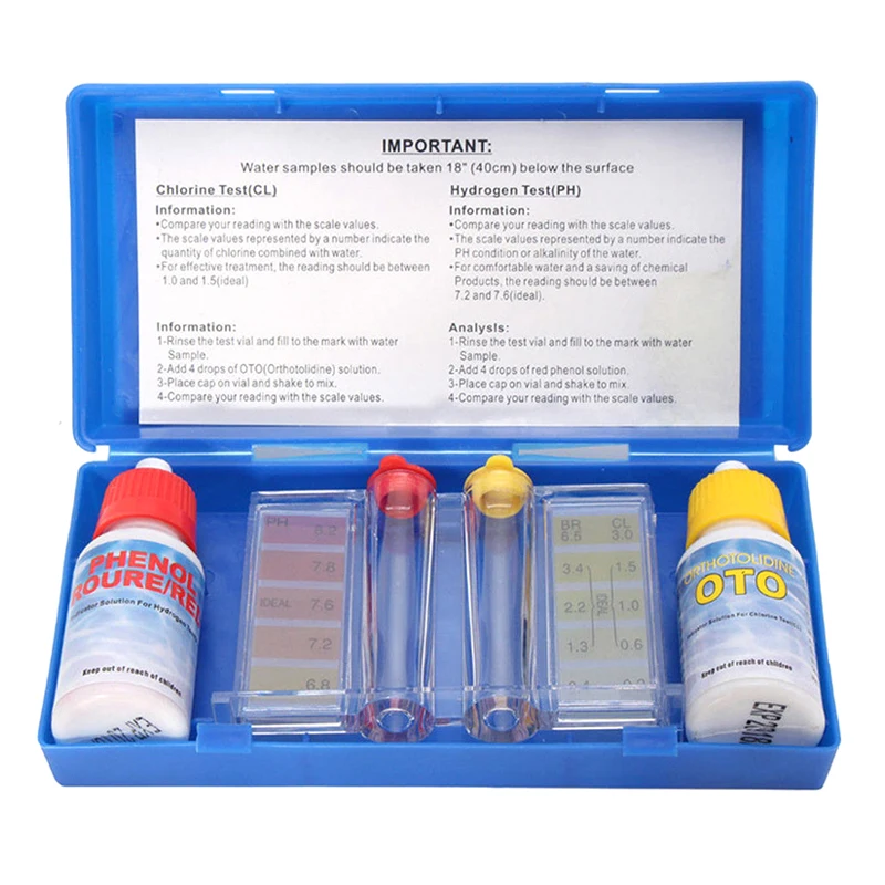 

Hot 5 Pcs Set Swimming Pool Maintenance Kit Cleaning Tool Accessories Vacuum Head Suction Water Thermometer DO2