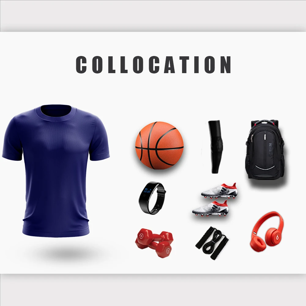 New Trend Men's Short-Sleeved Print T-shirt Fashion Streetwear Running Cycling Jersey Sports Clothing Training Shirt Big Size