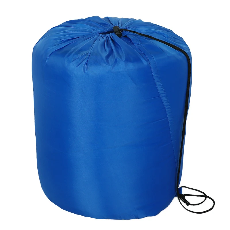 

2.4 kg Lightweight Outdoor Sleeping Bag with Compression Sack Winter Envelope Style for Hiking Travel with Cap