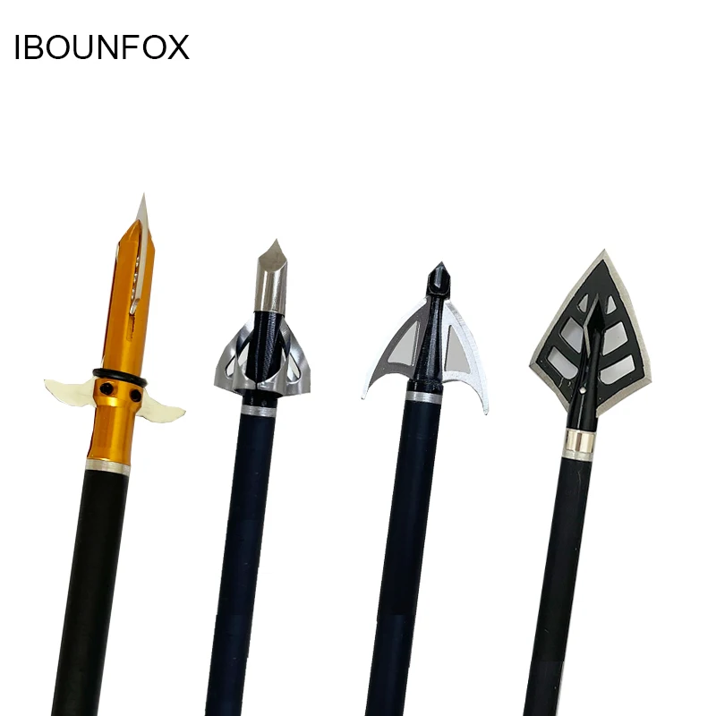 

2Pcs Hunting Arrow Heads Broadheads Universal Replaceable Archery Arrowheads With Fixed Blades For Crossbow Compound Recurve Bow