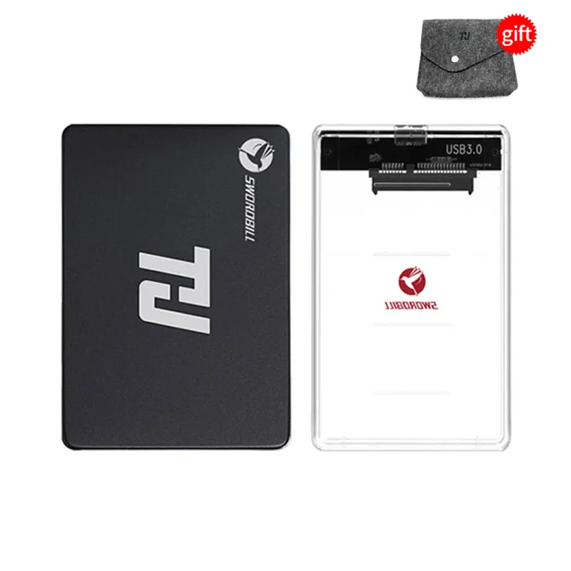 THU внешний внутренний SSD 2 5 дюймов Прозрачный чехол для жесткого диска с