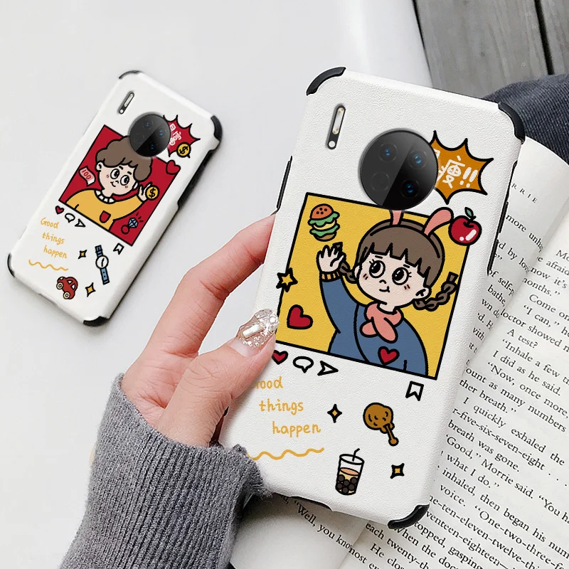 

Good Things Happen Phone Case For Huawei Mate 30 30Pro 30Lite Pro Lite Liquid Silicone Cover