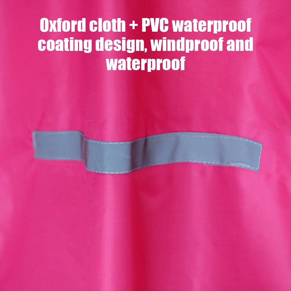 Новый велосипедный дождевик ночной светоотражающий унисекс пончо XXXL