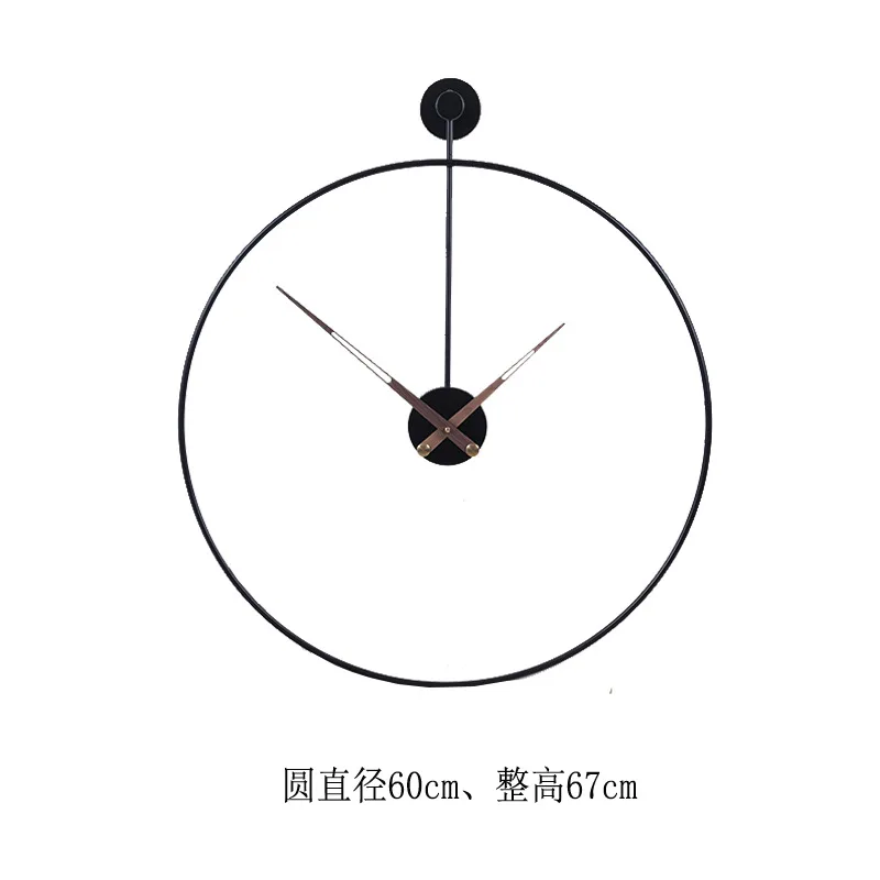 Simple Creative Wall Clock Modern Design Spanish Style Home Living Room Decoration Mute Large Decor Watchs Crafts | Дом и сад