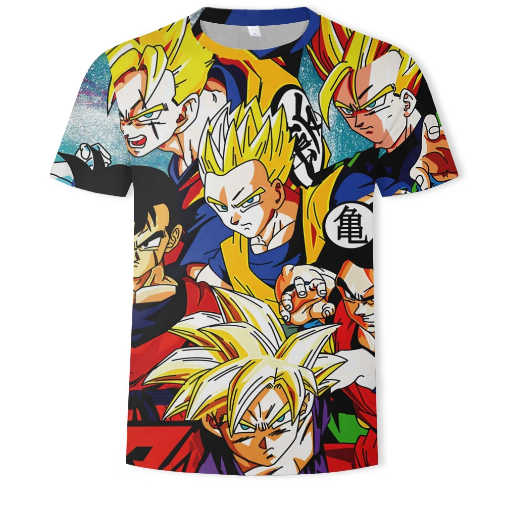 

2021 new 3D printing men's and women's T-shirt hip-hop style pattern Harajuku solid color painting short-sleeved street 3D print