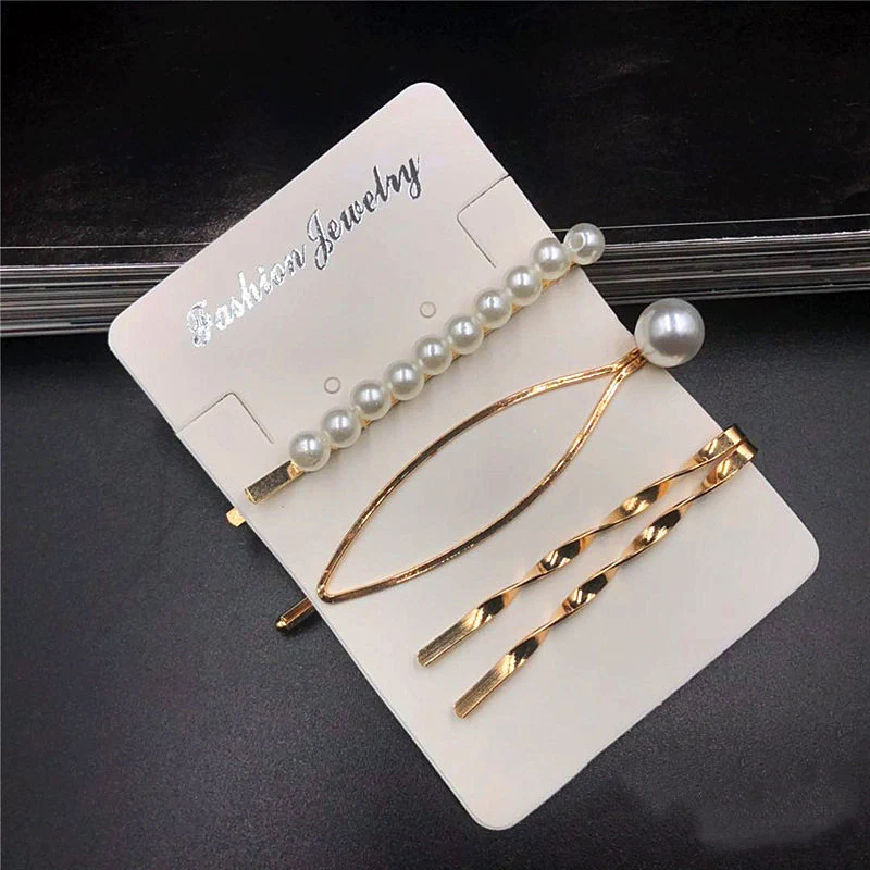 Свадебные женские аксессуары для волос модная Имитация жемчужная заколка