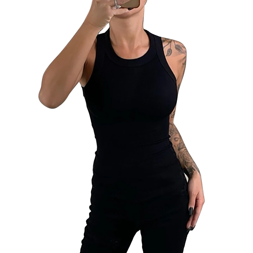 

New Arrival Women Catton Crop Tops Summer Camis Ladies Casual Tank Tops Vest Sleeveless Tops Feminino Elastic Shirt Vest