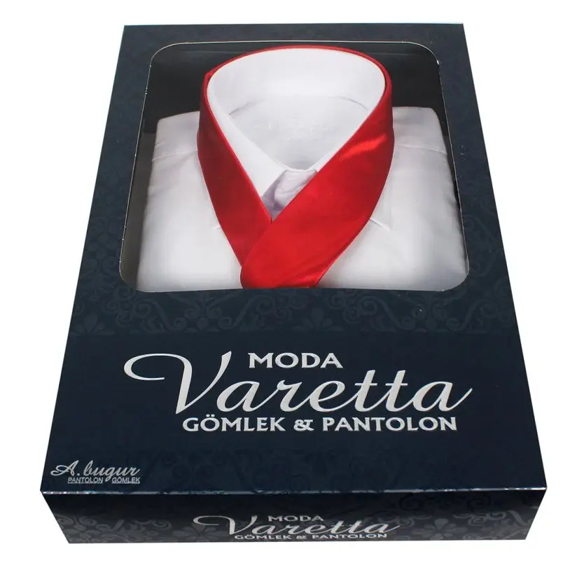 Фото Fathers day solid color white Shirt and tie fathers gifts idea luxury gift box customized for men set Varetta Мужская одежда Fathers day solid color white Shirt and tie fathers gifts idea luxury gift box customized for men set Varetta Мужская одежда