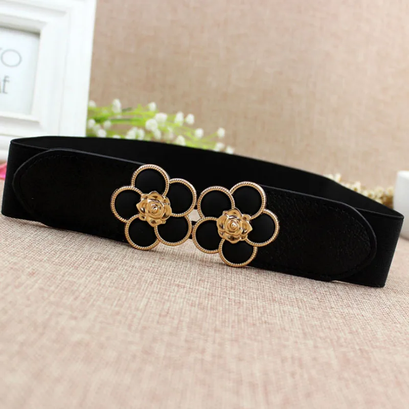 Inadice модные женские ремни с металлической пряжкой эластичный пояс аксессуары для