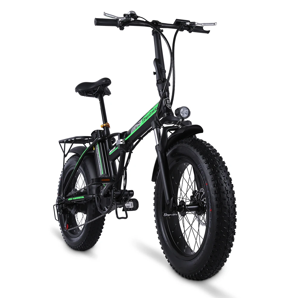 Verkaufen Elektrische Bike 500W 4,0 Fett Reifen Elektrische Fahrrad Beach Cruiser Bike Booster Bike 48v Lithium-Batterie Folding Mens Frauen Ebike