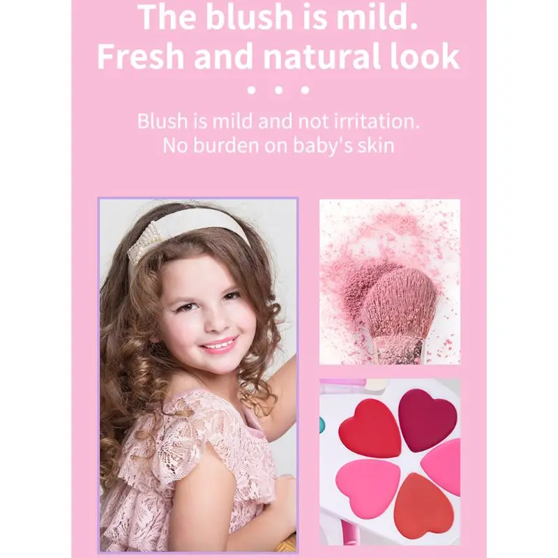 

Kids Princess Pretend Play Water-soluble Makeup Cosmetics Kit Safe Beauty Toy U50F