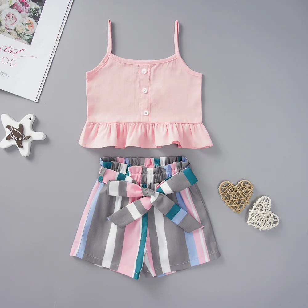 Baby Boys Summer Suit 2020 New Childrens Fashion Pure Cotton Camouflage Short Sleeved T-shirt + Shorts 2Pcs Outfits | Мать и ребенок