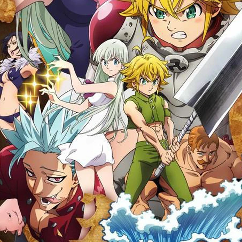 LCSP/Новинка костюм для косплея Семь мертвых Грехов Meliodas Elizabeth Liones одежда Nanatsu No