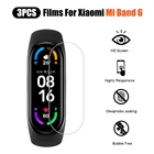 Гидрогелевая пленка для Xiaomi Mi Band 6, Защитная пленка для экрана Xiaomi xiom xiami xioami xaiomi miband band6 bnad miband6, 3 шт.