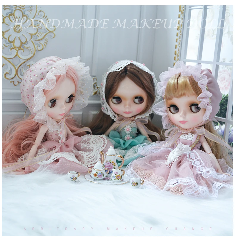 Куклы блайз Blyth кукла BJD, кукла блайз Нео Обнаженная кукла Blyth индивидуальные матовые куклы лица могут изменить макияж и платье DIY, куклы бжд 1/6 мяч соединены куклы NO46