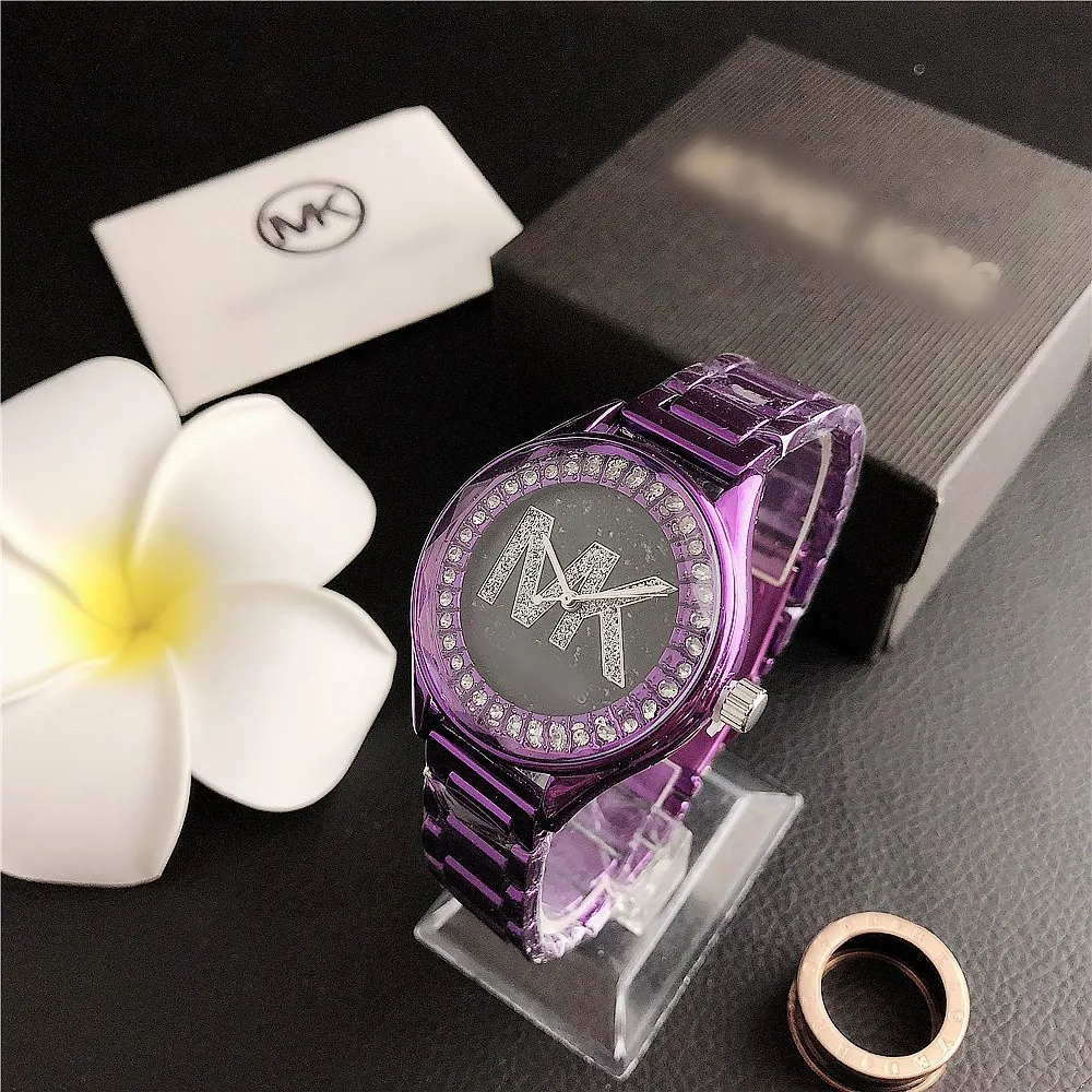 

Purple Star Empty Beauty Watch European and American Young People Choice Fashion Popular Watch Quartz Lady Watch Elegant Tempera