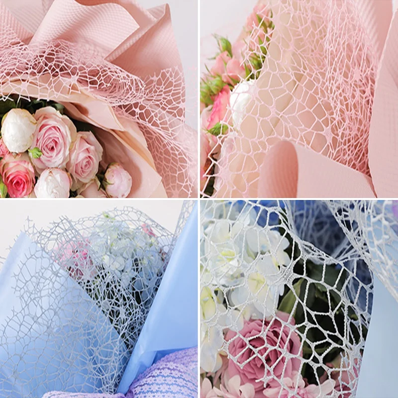 

Сетчатая искусственная оберточная бумага «сделай сам» для скрапбукинга ручной работы с отверстиями для декоративных поделок свадьбы дня р...