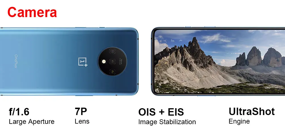 Смартфон OnePlus 7 T 7 T Snapdragon 855 Plus с глобальной прошивкой, Восьмиядерный процессор 6,55 дюйма, 90 Гц, AMOLED экран, 48мп, тройная камера, 30 Вт, NFC, Android 10 промо-код newyear1200 / newyear600