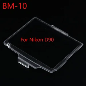 BM-10 жесткая пластиковая пленка защитная крышка экрана ЖК-монитора для Nikon D90