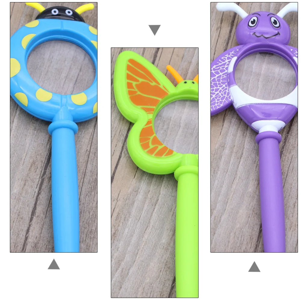 

6pcs Handheld Magnifying Glass Magnifying Glass Lens Insect Observation Glass