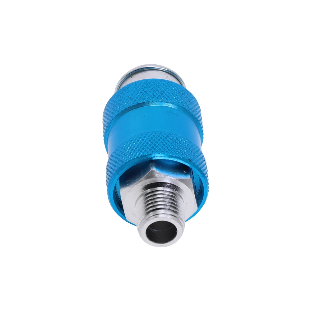 HSV-08 G1/4 &quotM/F резьба Серебряный тон синий ручной скользящий клапан | Обустройство